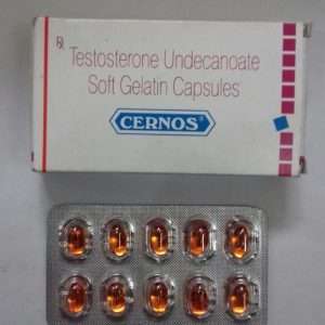 CERNOS 40mg capsules TESTOSTERONE UNDECANOATE SOFT GELATIN CAPSULE 40mg capsules www.oms99.in