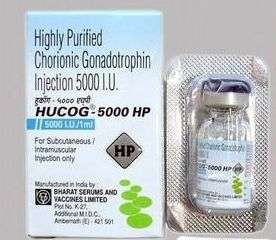 HUCOG-5000 HP INJECTION 1ml / HIGHLY PURIFIED CHORIONIC GONADOTROPHIN INJECTION 5000 I.U. 1ml - BHARAT SERUMS AND VACCINES LIMITED www.oms99.in