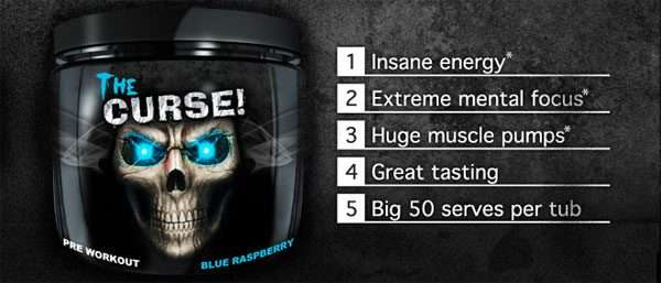 THE CURSE 50servings / PRE WORKOUT 50servings - COBRA LABS www.oms99.in