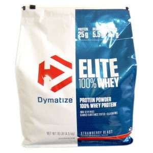 DYMATIZE ELITE 100% WHEY PROTEIN POWDER 10lb 126 SERVINGS BANNED SUBSTANCE TESTED+GLUTEN FREE 10lb - DYMATIZE www.oms99.in