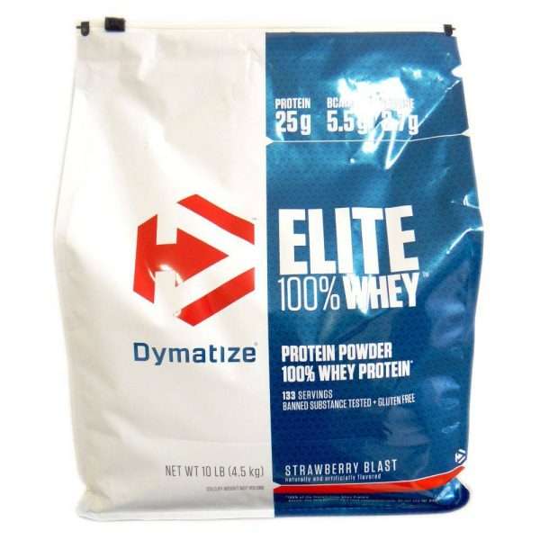 Dymatize Elite 100 Whey Protein Powder 10lbs Oms99
