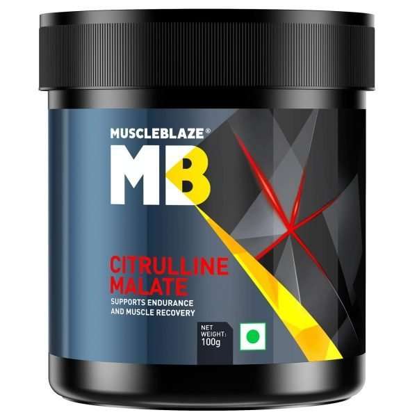 MUSCLEBLAZE CITRULLINE MALATE PRE WORKOUT 100gm SUPPORTS ENDURANCE AND MUSCLE RECOVERY 100gm - MB www.oms99.in