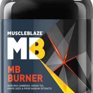 MUSCLEBLAZE MB BURNER 90capsules GARCINIA CAMBOGIA, GREEN TEA, GRAPE SEED & PIPER NIGRUM EXTRACTS 90capsules - MB www.oms99.in