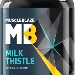 MUSCLEBLAZE MILK THISTLE 60capsules SUPPORTS LIVER HEALTH 60capsules - MB www.oms99.in
