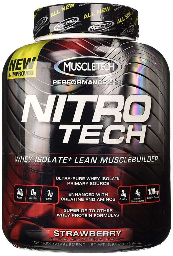 MUSCLETECH PERFORMANCE SERIES NITRO TECH 4lbs WHEY ISOLATE LEAN MUSCLEBUILDER 4lbs - MUSCLETECH www.oms99.in