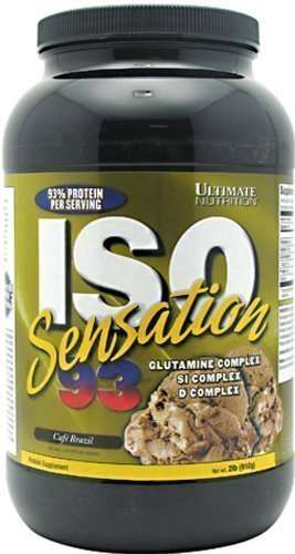 ULTIMATE NUTRITION ISO SENSATION 93 2lb 93% PROTEIN PER SERVING 2lb - ULTIMATE NUTRITION www.oms99.in
