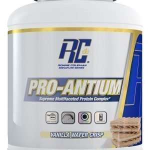 ronnie-coleman-signature-series-protein-vanilla-wafer-crisp-pro-antium-RC PRO-ANTIUM PROTEIN POWDER 5lbs SUPREME MULTIFACETED PROTEIN COMPLEX 5lbs - RC www.oms99.in