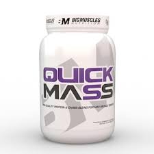 BIG MUSCLES QUICK MASS 2.2lb HIGH QUALITY PROTEIN & CARBS BLEND FOR MAX MUSCLE GROWTH 2.2lb - BIG MUSCLES www.oms99.in