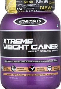 BIG MUSCLES XTREME WEIGHT GAINER RESULT ORIENTED SERIES 6lb HIGH QUALITY WEIGHT GAIN POWDER FOR BUILDING SERIOUS MASS 6lb - BIG MUSCLES www.oms99.in