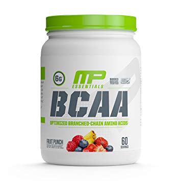 MP ESSENTIALS BCAA 60servings OPTIMIZED BRANCHED CHAIN AMINO ACID 60servings - MUSCLEPHARMA www.oms99.in