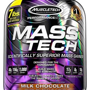 MUSCLETECH PERFORMANCE SERIES MASS TECH 7lb SCIENTIFICALLY SUPERIOR MASS GAINER 7lb - MUSCLETECH www.oms99.in