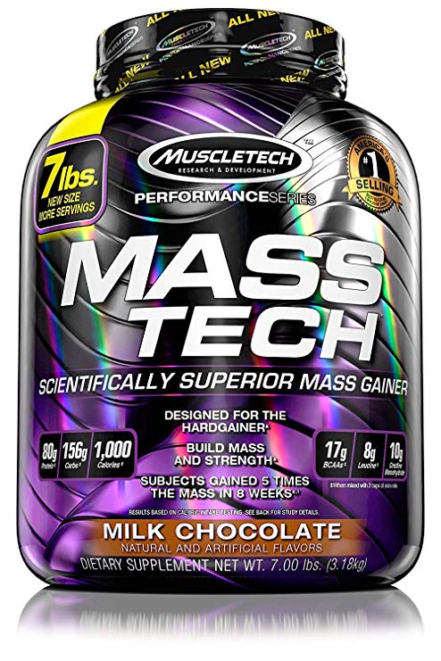 MUSCLETECH PERFORMANCE SERIES MASS TECH 7lb SCIENTIFICALLY SUPERIOR MASS GAINER 7lb - MUSCLETECH www.oms99.in