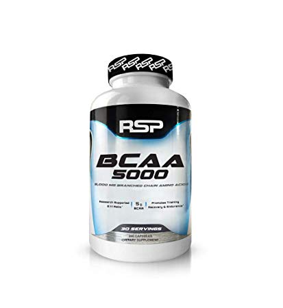 RSP BCAA 5000 240capsules 5000 MG BRANCHED CHAIN AMINO ACID 240capsules - RSP NUTRITION www.oms99.in