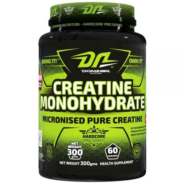 DOMIN8R NUTRITION CREATINE MONOHYDRATE 300gm MICRONISED PURE CREATINE 300gm - DOMIN8R NUTRITION www.oms99.in