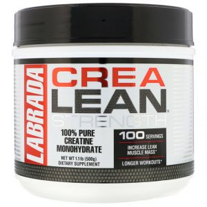 LABRADA CREA LEAN STRENGTH 500gm 100% PURE CREATINE MONOHYDRATE 500gm - LABRADA NUTRITION www.oms99.in