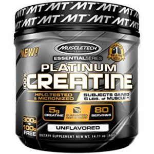 MUSCLETECH ESSENTIAL SERIES PLATINUM 100% CREATINE 400gm - MUSCLETECH www.oms99.in