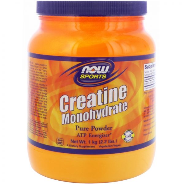 NOW SPORTS CREATINE MONOHYDRATE PURE POWDER 2.2lb - NOW FOODS www.oms99.in