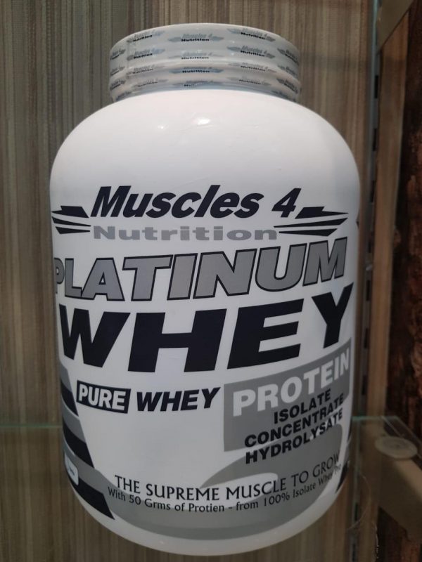 MUSCLES 4 NUTRITION PLATINUM WHEY PURE WHEY PROTEIN 5lb - MUSCLES 4 NUTRITION www.oms99.in