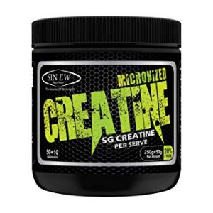 SINEW NUTRITION MICRONIZED CREATINE 5G CREATINE PER SERVE 300gm - SINEW NUTRITION www.oms.in