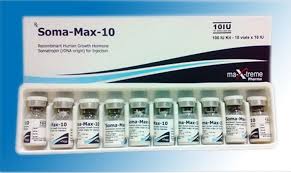 MAX TREME PHARMA SOMA MAX 10 RECOMBINANT HUMAN GROWTH HORMONE SOMATROPIN FOR INJECTION 100IU KIT - MAXTREME PHARMA www.oms99.in