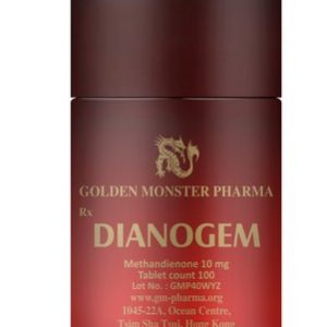 GOLDEN MONSTER DIANOGEM 10MG TABLETS METHANDIENONE 10MG TABLETS - GOLDEN MONSTER PHARMA www.oms99.in
